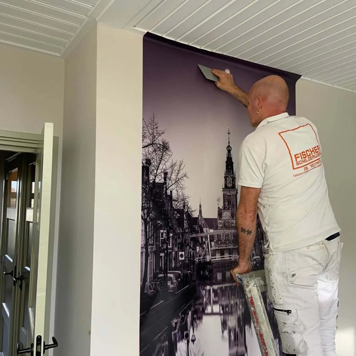 Creatief met behang