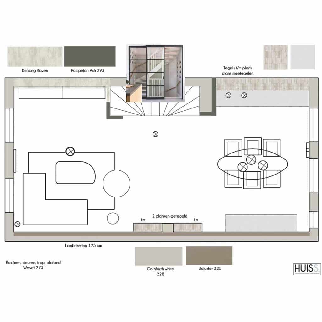 Totaal interieurplan Alkmaar HUISS