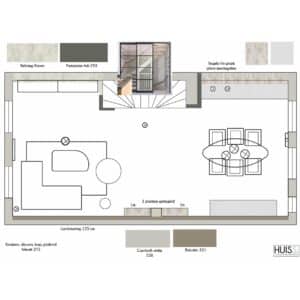 Totaal interieurplan Alkmaar HUISS